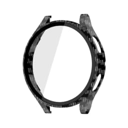 Case for Samsung Galaxy Watch Active 2 44mm 40mm Full Coverage Bumper Case with Tempered Glass Protective Cover Screen Protector