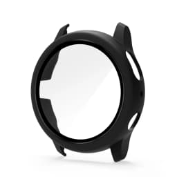 Case for Samsung Galaxy Watch Active 2 44mm 40mm Full Coverage Bumper Case with Tempered Glass Protective Cover Screen Protector
