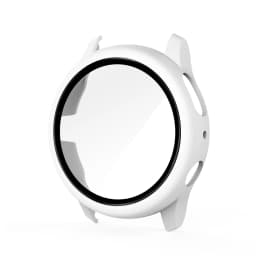 Case for Samsung Galaxy Watch Active 2 44mm 40mm Full Coverage Bumper Case with Tempered Glass Protective Cover Screen Protector