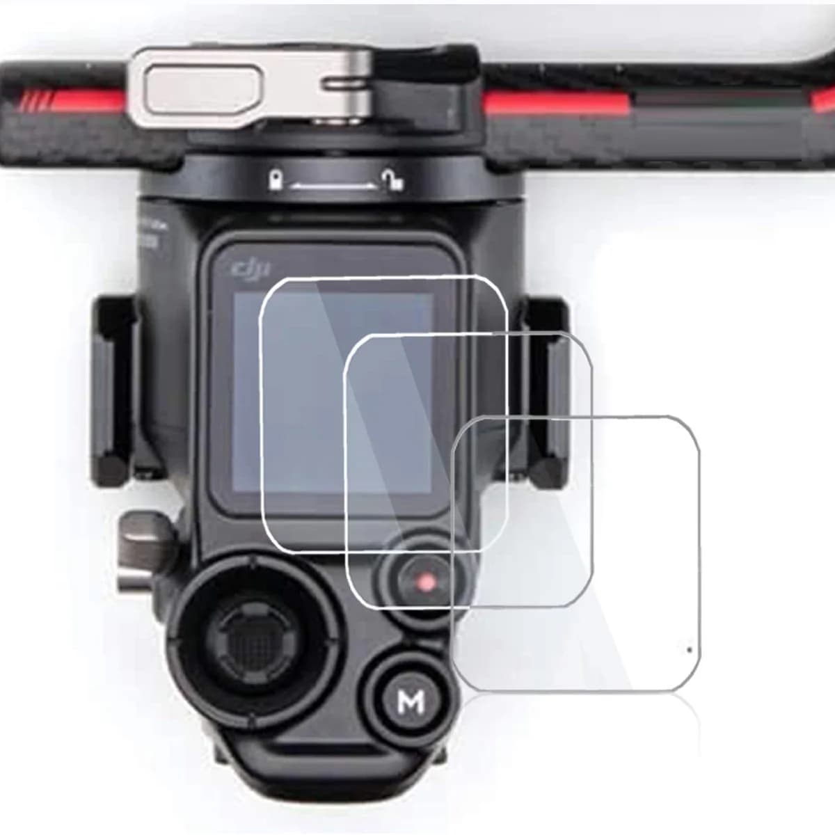 Hard Glass Screen Protector Cover For DJI Ronin RS 5/4/4pro/3 RS5/RS3 Mini/RS4 Pro Handheld Gimbal Protective Film Accessories