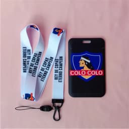 Chile Football Club Series Lanyard Name Card Covers Colo Colo ID Card Holder Students Bus Card Case Visit Door Identity Badge