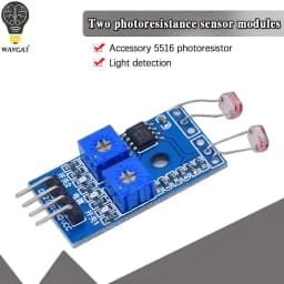 2 Channel Photosensor Module Photosensitive Resistor Light Detection Photosensitive Resistor Module for arduino
