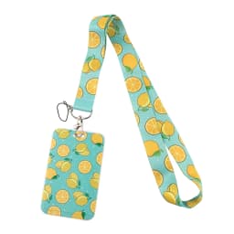 JF1034 Summer Fruit Pattern Watermelon Strawberry Lemon Lanyard For Key ID Card Pass Gym USB Badge Holder DIY Hanging Rope