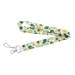 JF1034 Summer Fruit Pattern Watermelon Strawberry Lemon Lanyard For Key ID Card Pass Gym USB Badge Holder DIY Hanging Rope