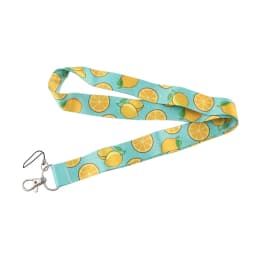 JF1034 Summer Fruit Pattern Watermelon Strawberry Lemon Lanyard For Key ID Card Pass Gym USB Badge Holder DIY Hanging Rope