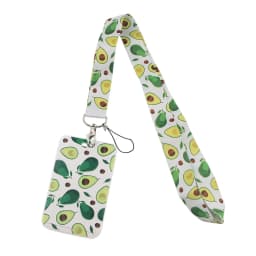 JF1034 Summer Fruit Pattern Watermelon Strawberry Lemon Lanyard For Key ID Card Pass Gym USB Badge Holder DIY Hanging Rope