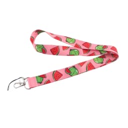 JF1034 Summer Fruit Pattern Watermelon Strawberry Lemon Lanyard For Key ID Card Pass Gym USB Badge Holder DIY Hanging Rope