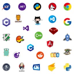 10/30/50/100PCS Funny Geek Java Programming Stickers Classic Toy Skateboard Motorcycle Laptop Luggage Joke Waterproof Sticker