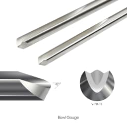 TASP HSS Woodturning Tools 1/2" 3/8" Bowl Gouge 1/4" Spindle Gouge Woodworking Roughing Turning Chisels for Wood Lathe Tools