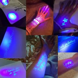 Invisible Ink Pen With Magic UV Light Pencil for Money Fluorescent Secret Message Writing Drawing Pen Ballpoint Pens Toy