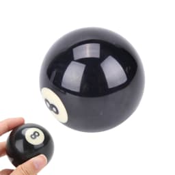 EIGHT BALL Standard Regular Black 8 Ball EA14 Billiard Balls #8 Billiard Pool Ball Replacement 52.5/57.2 mm
