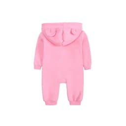Spring Autumn Baby Girl Romper Fashion Solid Color Newborn Baby Clothes Cotton Long Sleeve Hooded Infant Romper 3-18 Months
