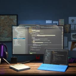 BlitzWolf RGB LED Desk Lamp Dimmable Office Computer Eye-caring Table Lamps for Study Reading Screen Monitor Hanging Light Bar