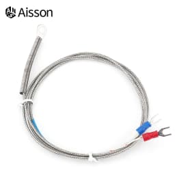 5mm Hole Washer Thermocouple Temperature Sensor Probe K E Type 1/2/3/4/5M Cable For Industrial Temperature Controller