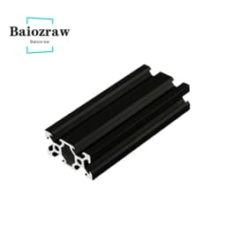 V-slot 2040 Black Anodized Aluminum Profile EU Standard  Extrusion 100mm-800mm Linear Rail for CNC 3D Printer DIY Parts 1pcs