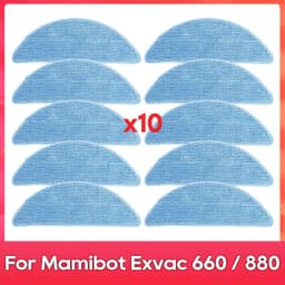 Compatible For ( Mamibot Exvac 660 / 880 / 650 Platinum ) Main Side Brush Filter Mop Rag Robot Vacuum Cleaner Part Accessory