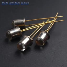 10 pcs 3DU5C Metal Encapsulated Silicon Phototransistor Transistor 3DU5C Silicon Phototransistor Transistor 2-feet Metal Package