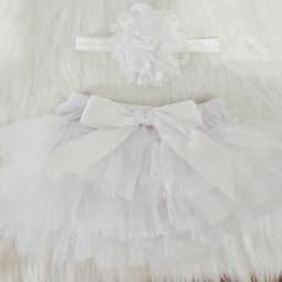 Baby Cotton Chiffon Ruffle Bloomers cute Baby Diaper Cover Newborn Flower Shorts Toddler fashion Summer Satin Pants  headband