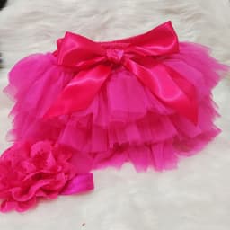 Baby Cotton Chiffon Ruffle Bloomers cute Baby Diaper Cover Newborn Flower Shorts Toddler fashion Summer Satin Pants  headband