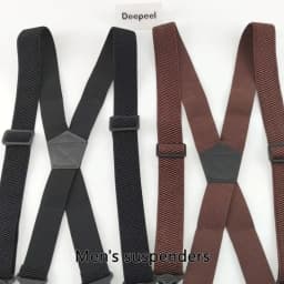 1Pc 3.5*120cm Men's Suspender Adult 4 Clips Mens Suspenders X Type Elastic Adjustable Strap Wide Braces Work Male Jockstrap
