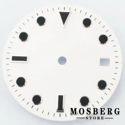 White 28.5mm Sterile Luminous Watch Dial With Watch Hands For NH35 NH36 ETA 2824 2836 Miyota 8215 8205 DG2813 3804 Movement