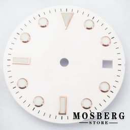White 28.5mm Sterile Luminous Watch Dial With Watch Hands For NH35 NH36 ETA 2824 2836 Miyota 8215 8205 DG2813 3804 Movement