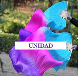 Hot-Sale 1pair/2pcs Real Silk Belly Dance Veil Fans Bamboo Handmade Dyed Performance Long Fan BellyDance 100% Real Silk Fan Veil