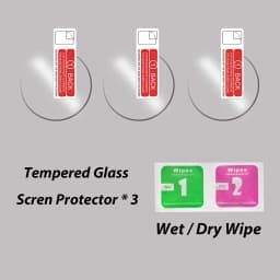 Screen Protector Tempered Glass for Garmin Forerunner 55 - Ultra Hard HD Clear Protective Glass Film Accessories