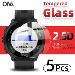 Screen Protector Tempered Glass for Garmin Forerunner 55 - Ultra Hard HD Clear Protective Glass Film Accessories