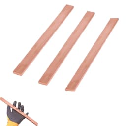 1pc Red Copper Flat Metal Plate Thickness 1/1.5/2/3/4/5mm T2 Copper Strip Copper Plate DIY Material