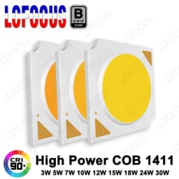 CRI Ra 90 COB 3W 5W 7W 10W 12W 15W 18W 24W 30W Warm Natural White 2700K 3000K 4000K 5000K 6000K 1414 DIY LED Bulb Track Light