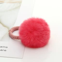 Soft Hairball Hair Bands Accessories Cute Plush Rabbit Elastic Hair Ties Sweet Bunny Hair Clip Headwear Gift For Women Girl Kids