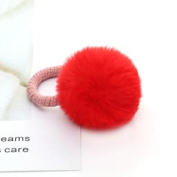 Soft Hairball Hair Bands Accessories Cute Plush Rabbit Elastic Hair Ties Sweet Bunny Hair Clip Headwear Gift For Women Girl Kids
