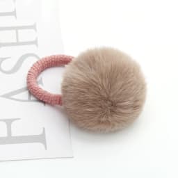 Soft Hairball Hair Bands Accessories Cute Plush Rabbit Elastic Hair Ties Sweet Bunny Hair Clip Headwear Gift For Women Girl Kids