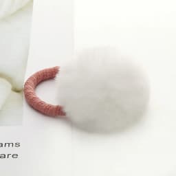 Soft Hairball Hair Bands Accessories Cute Plush Rabbit Elastic Hair Ties Sweet Bunny Hair Clip Headwear Gift For Women Girl Kids