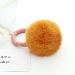 Soft Hairball Hair Bands Accessories Cute Plush Rabbit Elastic Hair Ties Sweet Bunny Hair Clip Headwear Gift For Women Girl Kids