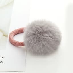 Soft Hairball Hair Bands Accessories Cute Plush Rabbit Elastic Hair Ties Sweet Bunny Hair Clip Headwear Gift For Women Girl Kids