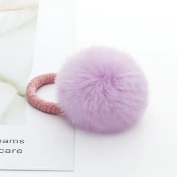 Soft Hairball Hair Bands Accessories Cute Plush Rabbit Elastic Hair Ties Sweet Bunny Hair Clip Headwear Gift For Women Girl Kids