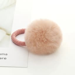 Soft Hairball Hair Bands Accessories Cute Plush Rabbit Elastic Hair Ties Sweet Bunny Hair Clip Headwear Gift For Women Girl Kids