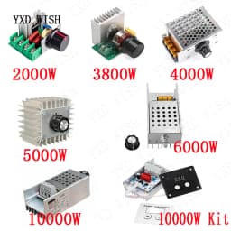 110V - 220V 2000W 3800W 4000W 5000W 6000W 10000W SCR Voltage Regulator LED Dimmer Motor Speed Controller 220 V Dimming Dimmers