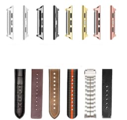 20mm/22mm Metal Strap Adapter Clasp Connector For Apple Watch 11/10/9/8/7/6/SE 46mm 42mm 45mm 41mm 44mm Ultra 2 49mm Band Buckle