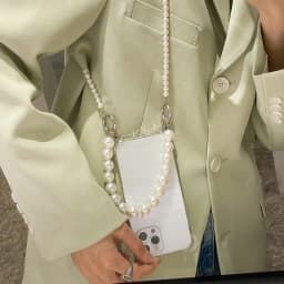 Pearl Bracelets Chain Crossbody Necklace Lanyard Phone Case For iphone 17 Air 14 16 15 13 11 12 Pro Max MiNi 16E 7 8 plus Cover