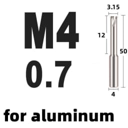 Tungsten Carbide Single Tooth Spiral Milling Cutter Thread Mill Metric Router Bit For Steel Aluminum End Mill CNC Tool 60°