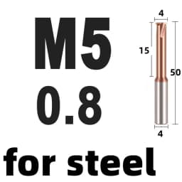 Tungsten Carbide Single Tooth Spiral Milling Cutter Thread Mill Metric Router Bit For Steel Aluminum End Mill CNC Tool 60°