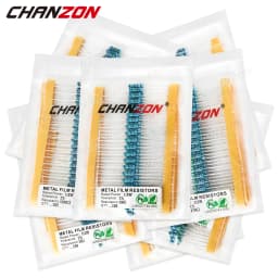 100pcs 1/2W 1% High Precision Metal Film Resistor 1 2.2 4.7 10 100 220 330 470 K M 1K 4.7K 10K 15K 47K 100K Ohm Fixed Resistant