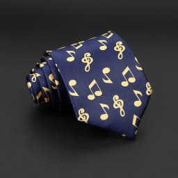 Hot Classic Men's Music Tie Piano Guitar Musical Notes Star Poker Necktie Smooth Soft Black Wihte Novelty Accessories Ties Gift