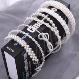 2021 Multiple Styles New Fashion Pearls Versatile Simple Temperament Hair Band Headband for Women Girl Accessories Headwear