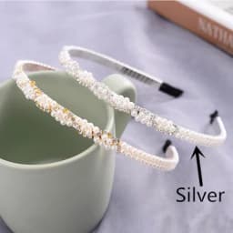 2021 Multiple Styles New Fashion Pearls Versatile Simple Temperament Hair Band Headband for Women Girl Accessories Headwear