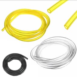 1m 2x3.5/2.4x4.8/2.5x5/3x5/3x6mm Petrol Fuel Gas Line Pipe Hose Petrol Line Oil Gas Resistant for Trimmer Chainsaw Saw Blower