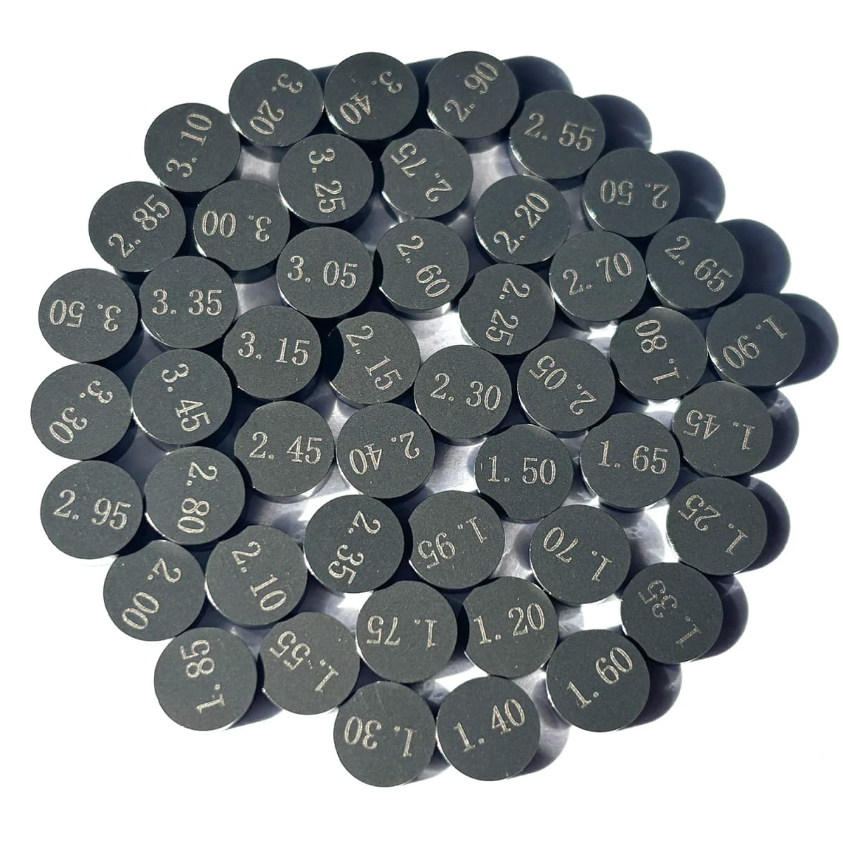 47Pcs 7.48mm Valve Shim Kit For Suzuki RMZ 250F Kawasaki KX 250F Yamaha WR YZ 250F YZF-R1